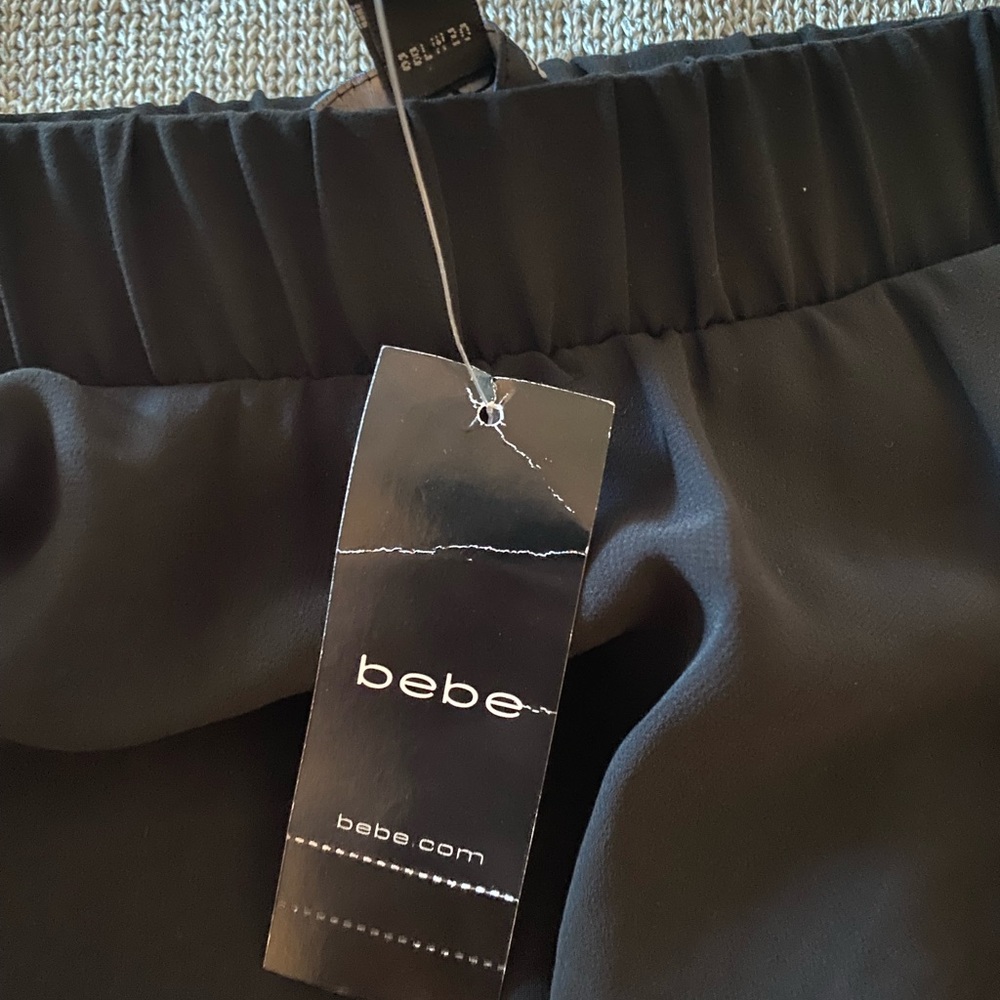 Black Bebe high-low skirt. Size Small. - Picture 3 of 6